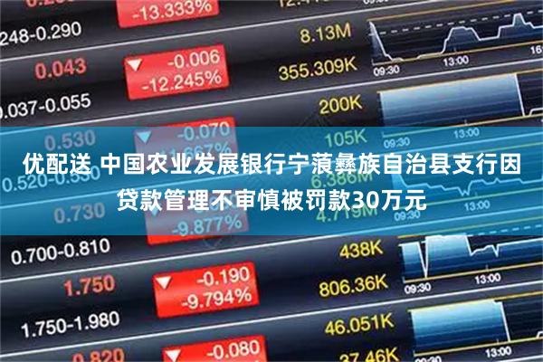 优配送 中国农业发展银行宁蒗彝族自治县支行因贷款管理不审慎被罚款30万元